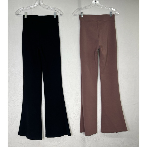 2pr Nike One Dri-FIT High-Waisted Full Length Women's Small Split Hem Leggings - Picture 2 of 12